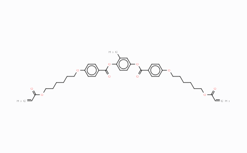 CAS No. 125248-71-7, 2-Methyl-1,4-phenylenebis(4-((6-(acryloyloxy)hexyl)oxy)benzoate)