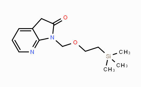 CAS No. 879132-48-6, 1-((2-(Trimethylsilyl)ethoxy)methyl)-1H-pyrrolo[2,3-b]pyridin-2(3H)-one