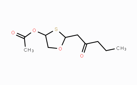 CAS No. 143446-73-5, 2-(2-Oxopentyl)-1,3-oxathiolan-4-yl acetate
