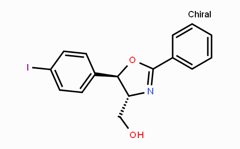CAS No. 927689-68-7, ((4R,5R)-5-(4-Iodophenyl)-2-phenyl-4,5-dihydrooxazol-4-yl)methanol