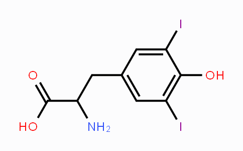 CAS No. 66-02-4, 2-Amino-3-(4-hydroxy-3,5-diiodophenyl)-propanoic acid