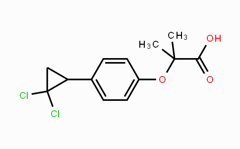 CAS No. 52214-84-3, 2-(4-(2,2-Dichlorocyclopropyl)phenoxy)-2-methylpropanoic acid