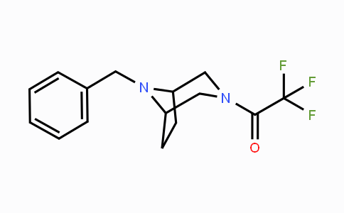 CAS No. 824982-18-5, 1-(8-Benzyl-3,8-diazabicyclo[3.2.1]octan-3-yl)-2,2,2-trifluoroethanone