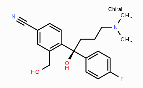 CAS No. 488787-59-3, (S)-4-(4-(Dimethylamino)-1-(4-fluorophenyl)-1-hydroxybutyl)-3-(hydroxymethyl)benzonitrile