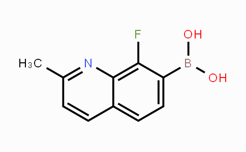 CAS No. 957035-06-2, (8-Fluoro-2-methylquinolin-7-yl)boronic acid