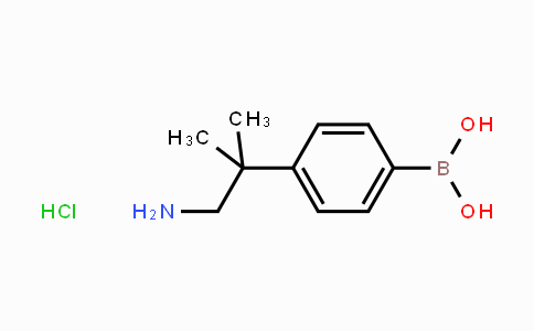 CAS No. 957120-45-5, (4-(1-Amino-2-methylpropan-2-yl)phenyl)-boronic acid hydrochloride