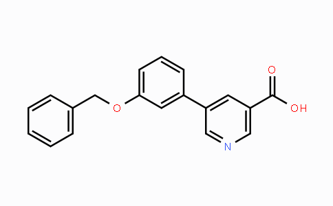 CAS No. 893740-67-5, 5-(3-(Benzyloxy)phenyl)nicotinic acid