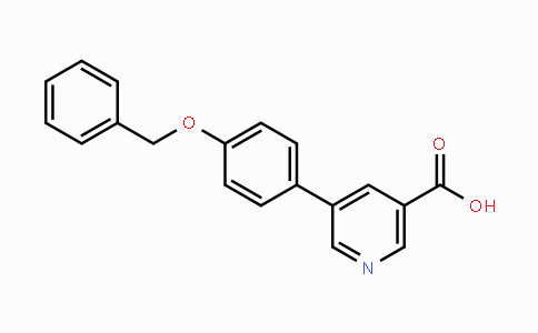 CAS No. 893739-18-9, 5-(4-(Benzyloxy)phenyl)nicotinic acid