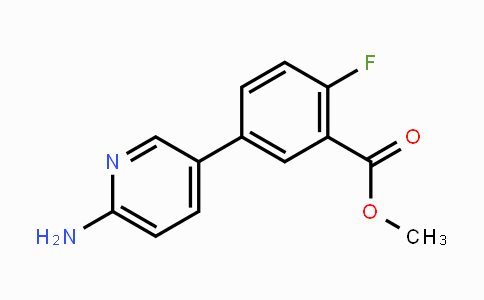 CAS No. 1314988-17-4, Methyl 5-(6-aminopyridin-3-yl)-2-fluorobenzoate