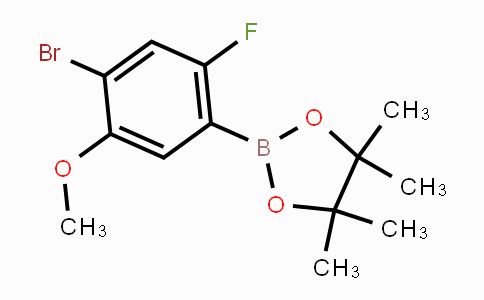 CAS No. 1150271-71-8, 2-(4-Bromo-2-fluoro-5-methoxyphenyl)-4,4,5,5-tetramethyl-1,3,2-dioxaborolane