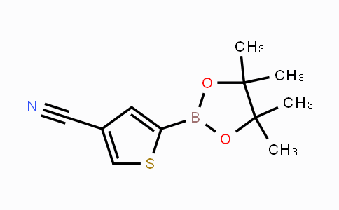 CAS No. 916454-59-6, 5-(4,4,5,5-Tetramethyl-1,3,2-dioxaborolan-2-yl)thiophene-3-carbonitrile