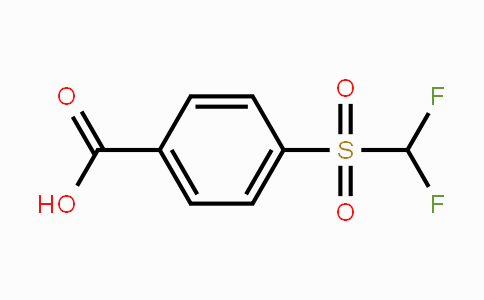 CAS No. 4837-22-3, 4-((Difluoromethyl)sulfonyl)benzoic acid