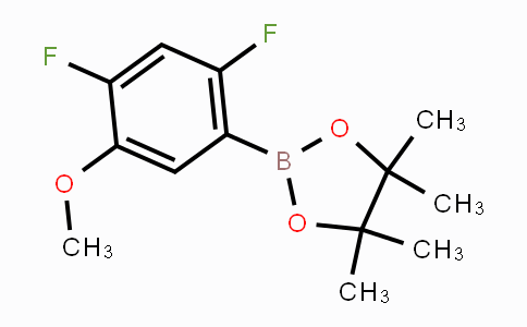 CAS No. 1150561-57-1, 2-(2,4-Difluoro-5-methoxyphenyl)-4,4,5,5-tetramethyl-1,3,2-dioxaborolane