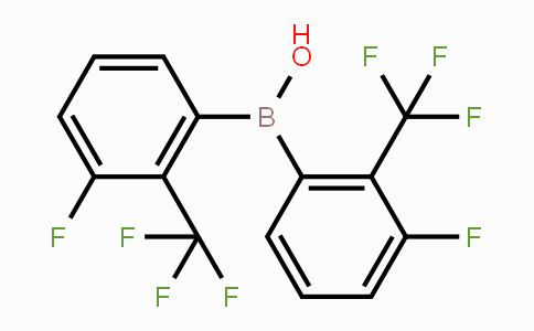 CAS No. 1218790-74-9, Bis(3-fluoro-2-(trifluoromethyl)-phenyl)(hydroxy)borane