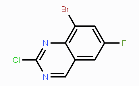 CAS No. 953039-63-9, 8-Bromo-2-chloro-6-fluoroquinazoline