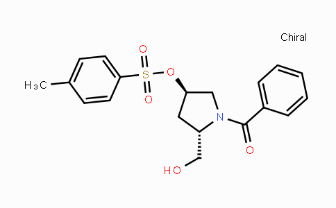 CAS No. 31560-22-2, (3R,5S)-1-Benzoyl-5-(hydroxymethyl)pyrrolidin-3-yl 4-methylbenzenesulfonate