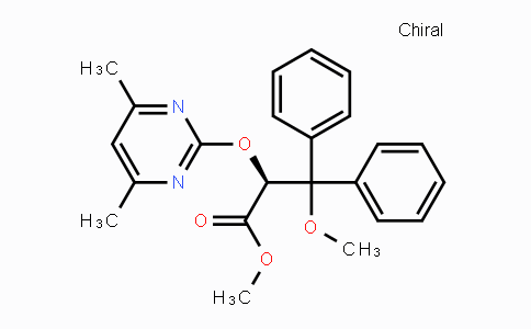 CAS No. 1106685-61-3, (S)-Methyl 2-((4,6-dimethylpyrimidin-2-yl)-oxy)-3-methoxy-3,3-diphenylpropanoate
