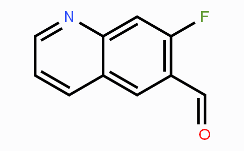 CAS No. 1185768-18-6, 7-Fluoroquinoline-6-carbaldehyde