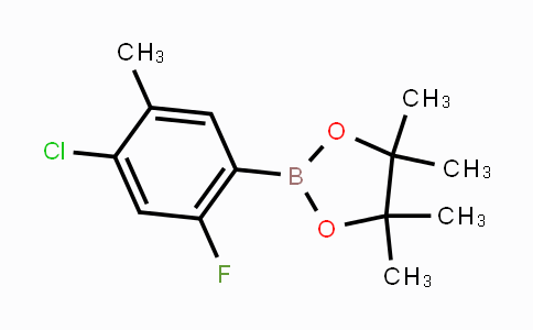 CAS No. 1126320-27-1, 2-(4-Chloro-2-fluoro-5-methylphenyl)-4,4,5,5-tetramethyl-1,3,2-dioxaborolane