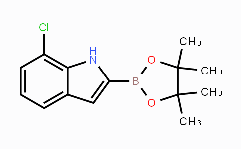 CAS No. 936901-92-7, 7-Chloro-2-(4,4,5,5-tetramethyl-1,3,2-dioxaborolan-2-yl)-1H-indole