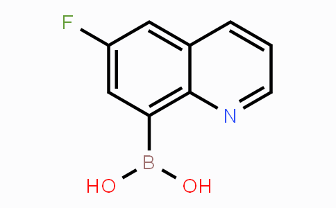 CAS No. 1072951-44-0, (6-Fluoroquinolin-8-yl)boronic acid
