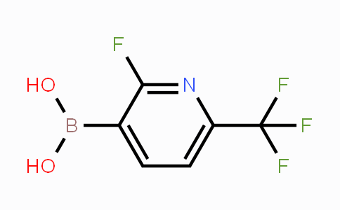 CAS No. 1150114-63-8, (2-Fluoro-6-(trifluoromethyl)-pyridin-3-yl)boronic acid