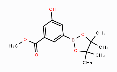 CAS No. 1004294-79-4, Methyl 3-hydroxy-5-(4,4,5,5-tetramethyl-1,3,2-dioxaborolan-2-yl)benzoate