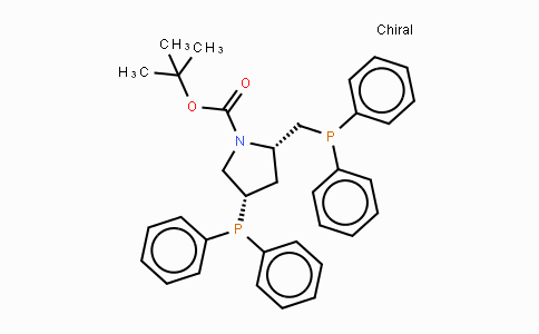 CAS No. 61478-28-2, (2S,4S)-(-)-N-Boc-4-Diphenylphosphino-2-diphenylphosphinomethyl-pyrrolidine