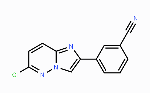 CAS No. 1125406-99-6, 3-(6-Chloroimidazo[1,2-b]pyridazin-2-yl)benzonitrile