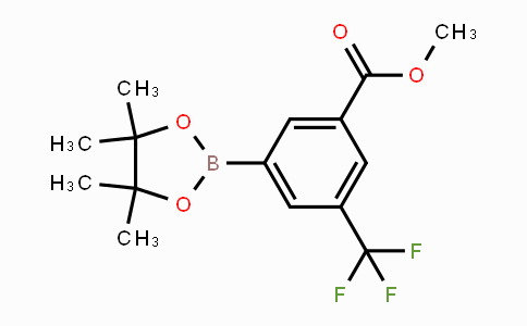 CAS No. 1150271-61-6, Methyl 3-(4,4,5,5-tetramethyl-1,3,2-dioxaborolan-2-yl)-5-(trifluoromethyl)benzoate