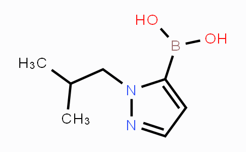 CAS No. 847818-64-8, (1-Isobutyl-1H-pyrazol-5-yl)boronic acid