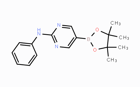 CAS No. 956128-05-5, N-Phenyl-5-(4,4,5,5-tetramethyl-1,3,2-dioxaborolan-2-yl)pyrimidin-2-amine