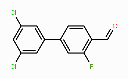 CAS No. 1361871-90-0, 3',5'-Dichloro-3-fluoro-[1,1'-biphenyl]-4-carbaldehyde