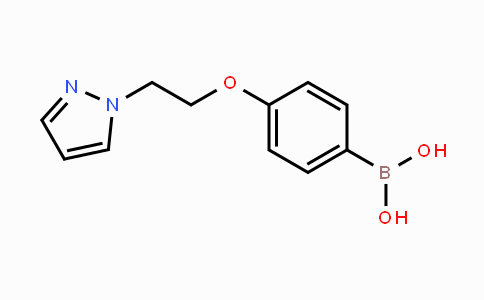 CAS No. 957061-18-6, (4-(2-(1H-Pyrazol-1-yl)ethoxy)phenyl)boronic acid