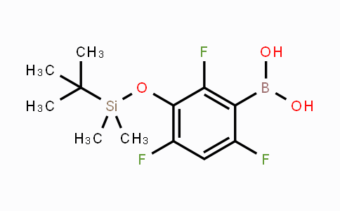 CAS No. 1072946-65-6, (3-((tert-Butyldimethylsilyl)oxy)-2,4,6-trifluorophenyl)boronic acid