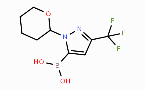 CAS No. 1141878-45-6, (1-(Tetrahydro-2H-pyran-2-yl)-3-(trifluoromethyl)-1H-pyrazol-5-yl)boronic acid