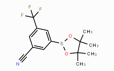 CAS No. 479411-95-5, 3-(4,4,5,5-Tetramethyl-1,3,2-dioxaborolan-2-yl)-5-(trifluoromethyl)benzonitrile