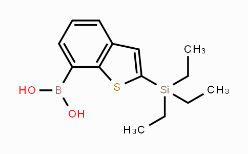 CAS No. 1217501-30-8, (2-(Triethylsilyl)benzo[b]thiophen-7-yl)boronic acid