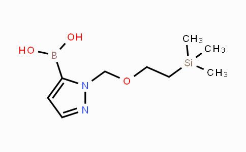 CAS No. 188978-71-4, (1-((2-(Trimethylsilyl)ethoxy)methyl)-1H-pyrazol-5-yl)boronic acid