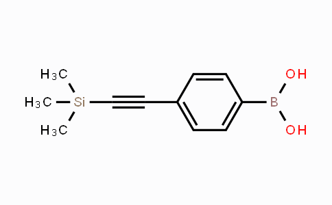 CAS No. 630127-51-4, (4-((Trimethylsilyl)ethynyl)phenyl)boronic acid