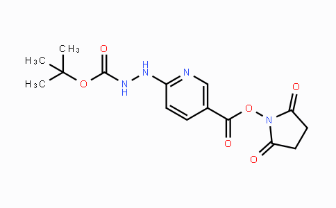 CAS No. 133081-26-2, 2,5-Dioxopyrrolidin-1-yl 6-(2-(tert-butoxycarbonyl)-hydrazinyl)nicotinate