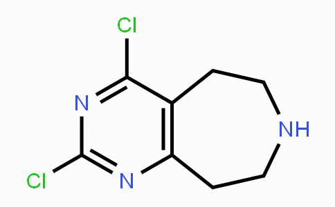 CAS No. 781612-89-3, 2,4-Dichloro-6,7,8,9-tetrahydro-5H-pyrimido[5,4-d]azepine
