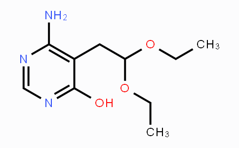 CAS No. 7400-06-8, 6-Amino-5-(2,2-diethoxyethyl)pyrimidin-4-ol