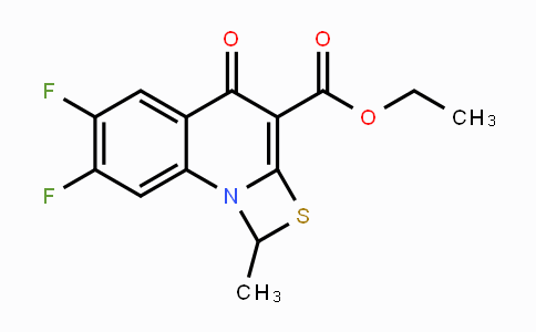 CAS No. 113046-72-3, Ethyl 6,7-difluoro-1-methyl-4-oxo-1,4-dihydro-[1,3]thiazeto[3,2-a]quinoline-3-carboxylate