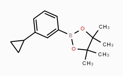 CAS No. 627526-56-1, 2-(3-Cyclopropylphenyl)-4,4,5,5-tetramethyl-1,3,2-dioxaborolane