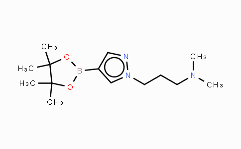 CAS No. 847818-72-8, N,N-Dimethyl-4-(4,4,5,5-tetramethyl-1,3,2-dioxaboro-lan-2-yl)-1H-pyrazole-1-propanamine