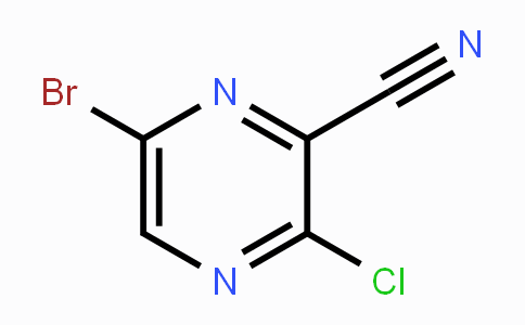 CAS No. 1257072-34-6, 6-Bromo-3-chloropyrazine-2-carbonitrile