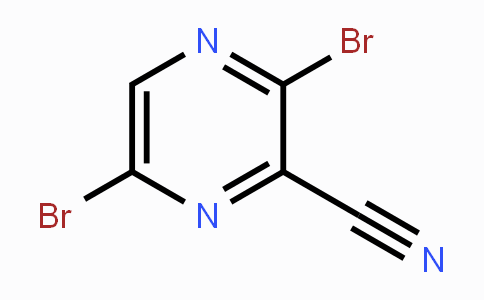 CAS No. 1351238-11-3, 3,6-Dibromopyrazine-2-carbonitrile