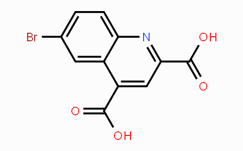 CAS No. 250641-14-6, 6-Bromoquinoline-2,4-dicarboxylic acid