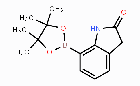 CAS No. 1150271-45-6, 7-(4,4,5,5-Tetramethyl-1,3,2-dioxaborolan-2-yl)indolin-2-one